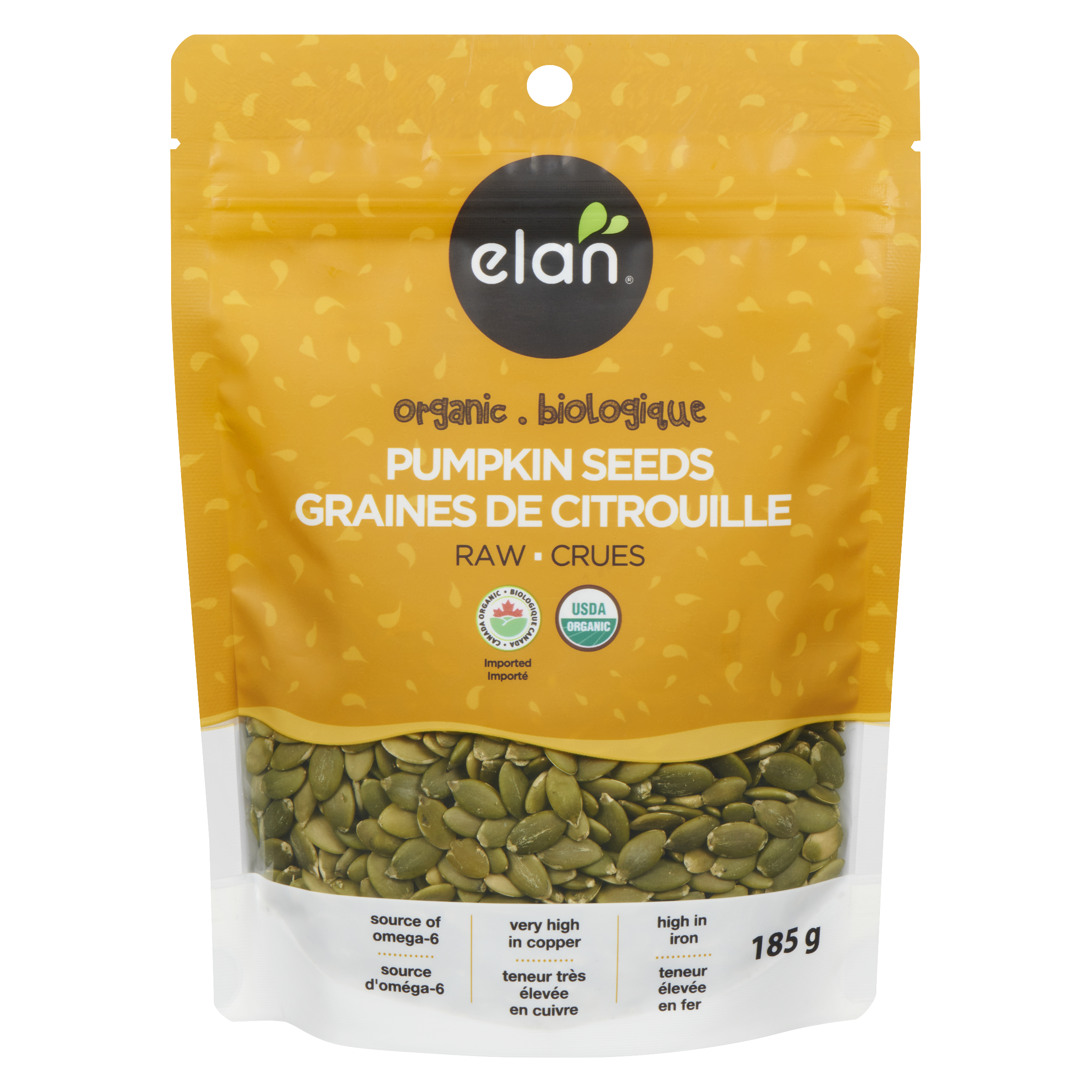 GF ELAN ORGANIC PUMPKIN SEEDS